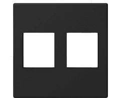 Adapteris AV Procab Procab CP45KS2/B Jungties plokštė Keystone 45 x 45 mm Juoda