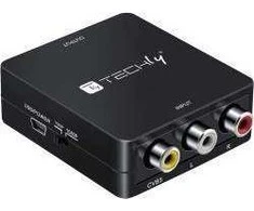 techly AV adapteris RCA (Cinch) x2 – HDMI juodas (5469)