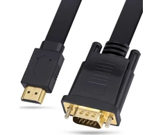 Adapteris AV Reagle HDMI na VGA 3M FULL HD D-SUB Płaski Przewód Adapteris 1080p