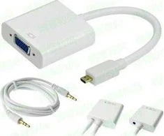 Adapteris AV Renov8 micro HDMI į VGA adapteris su garso išvestimi