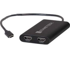 Adapteris AV Sonnet DisplayLink USB-C Dvigubas HDMI adapteris 4K 60Hz M1/M2/M3 Thunderbolt Mac kompiuteriui