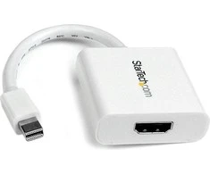 StarTech MDP2HDW miniDisplayPort adapteris 1x miniDP 1.2 vyriškas iki 1x HDMI 1.4 A moteriškas, baltas