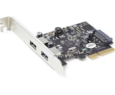 PCI kortelė Startech PEXUSB312A3