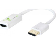 Adapteris AV Techly TECHLY Adapteris DisplayPort M 1.2 į HDMI F pasyvus 1080p 60Hz baltas