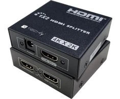 Techly 365818 HDMI skirstytuvas, 1x2, 4K 30Hz, aktyvus
