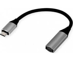 AV adapteris Triton STANDARTINIS Adapteris USB Type-C - Mini DisplayPort, v1.2, M/F, juodas, 0.2 m