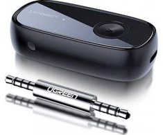 UGREEN CM279 Bluetooth 5.0 siųstuvas AUX aptX juodas