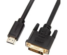 UNITEK C1271BK-2M dvikryptis kabelio adapteris HDMI – DVI 2m