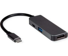 Value Adapteris AV vertė VERTĖ C tipo USB adapteris - HDMI + USB 3.2 Gen 1 A + PD tipas C