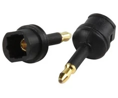 Adapteris AV Valueline TOSLINK Optical Socket to 3.5 mm Plug Adapteris – Mini-TOSLINK to TOSLINK