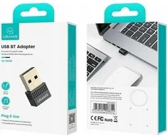 USAMS Bluetooth USB Adapteris juodas ZB285SPQ01 (US-ZB285)