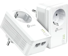Maršrutizatorius Adapteris powerline TP-Link Karta jungiama į tinklą do PowerLine TL-PA7027P KIT (EU) 1000 Mbit/s Przewodowa sieć LAN Baltas 2 vnt.