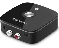 Ugreen Bluetooth 5.0 imtuvo adapteris 2x RCA 3.5mm lizdas aptX juodas