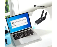 Adapteris USB 3.0 WiFi tinklo plokštė 1300Mb Išorinis 5Ghz Zenwire WD-4605AC