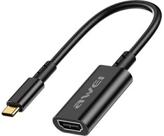 AWEI Adapteris CL-217T USB-C/HDMI juodas 4k/30Hz
