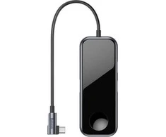 Hub Baseus CAHUB-AZ0G (Lack, 2x USB 3.0, juodos spalvos)