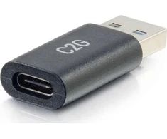 Adapteris USB C2G USB-A - USB-C Juodas (54427)