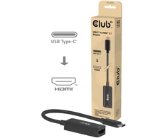 Adapteris USB Club 3D CAC-2505 USB-C - HDMI Juodas (CAC-2505)