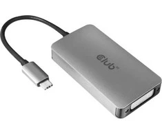USB adapteris Club 3D USB-C – DVI Sidabrinis (CAC-1510)