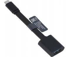 USB adapteris Dell USB-A - USB-C Juodas (adapteris su DNGL tipo USB-C)
