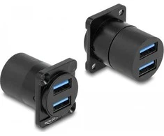 Delock D tipo modulis USB 3.2 Gen 1 Type-A 2 x moteriai iki 2 x moteriai