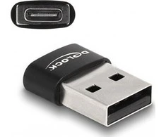 Delock USB 2.0 adapteris USB Type-A kištukinis USB Type-C™ juodas
