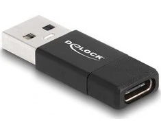 Adapteris USB Delock USB-A - USB-C Juodas (60001)