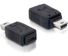 Delock Adapteris USB mini vyriškas > USB micro-A+B moteriškas
