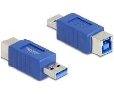 Adapteris USB Delock USB 5 Gbps Adapteris Złącze USB Typ-A do Złącza USB Typ-B (krzyżowe)