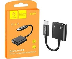 LP Adapteris przejściówka USB typu C -> Jack + USB typu C (ładowanie)