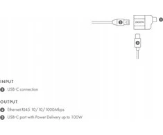 Adapteris USB Dicota USB-C - RJ-45 Sidabrinė (D32048)