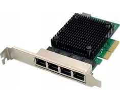 Digitus DN-10136 4-Port RJ45 RTL8125B, 2.5 GBits Server NIC
