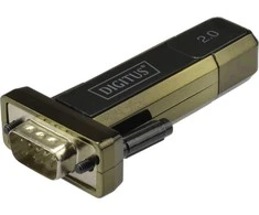 USB adapteris Digitus USB - RS- 232 Juodas (ADA70156)