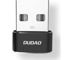 Adapteris Dudao L16AC USB-C prie USB (juodas)