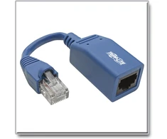 Eaton konsolės rollover kabelio adapteris, skirtas CISCO RJ45 M/F, mėlynas, 12,7 cm, 5 coliai (N034-05N-BL)