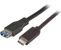 Efb Elektronik USB adapteris EFB EFB USB3.2 Adapterkabel Type- C Stecker auf Type A Buchse 0,2m