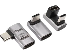 Adapteris USB Equip 133478 USB-C - USB-C Sidabrinė (133478)