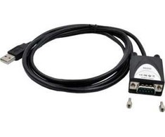 USB kabelis Exsys EX-1311-2 USB 2.0 į 1 x nuoseklųjį RS-232 kabelį, 1,8 m, su 9 kontaktų jungtimi, LED ekranu
