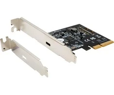Exsys IO Exsys PCIE3.0 x4 1xType- C USB 3.2 Gen2x2 (EX- 12011) LP rašalas. Žemo profilio SlotBlech