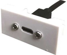 FULL Garbot F22 USB-C modulis. Lizdas/Lizdas - 20 cm, baltas, 45 mm, 22,5 mm