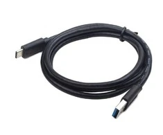 Laidas GEMBIRD USB 3.0 type C(AM/CM) 0.1m, juodas