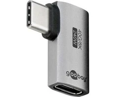 Goobay USB-C adapteris Horizontalus 90°, USB4 | 74441