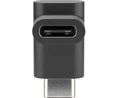 Goobay USB-C 90° kampo adapteris, juodas