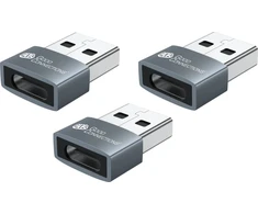 Adapteris USB Good Connections USB-A - USB-C Pilka (USB-AD203-3)