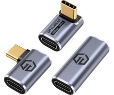 Adapteris USB Graugear USB-C - USB-C Sidabrinė (G-AD-40G-3)