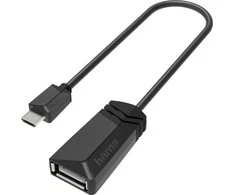 USB OTG ADAPTERIS HAMA MICRO WT. - USB-A 2.0 LIZDAS