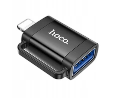 Adapteris OTG Lightning to USB A Hoco UA31A juodas