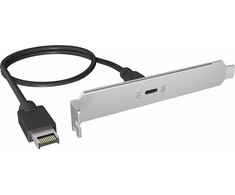 Icy Box Adapteris Icy Box USB 20 Gbit/s su portem Type-E