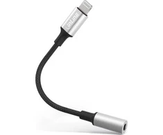 USB adapteris InLine Žaibas - Jack 3.5mm sidabro (31440)