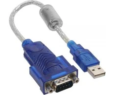 USB adapteris InLine USB - RS- 232 Mėlyna (33304D)